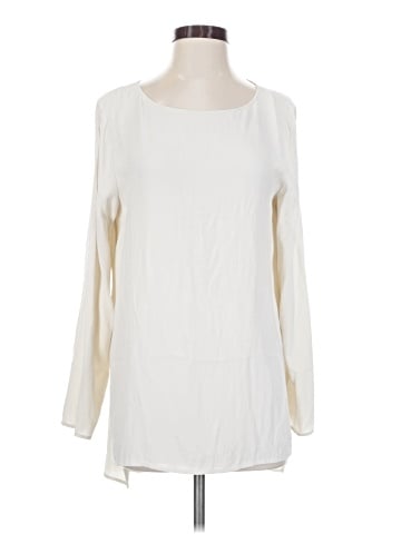 Eileen Fisher Long Sleeve Silk Top (view 1)