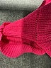 Unbranded 100% Polyester Pink Pullover Sweater Size M - photo 9