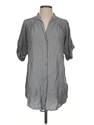 Maeve 3/4 Sleeve Silk Top (view 1)