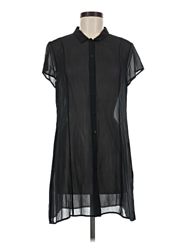 Eileen Fisher Short Sleeve Silk Top (view 1)