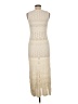 Shein 100% Polyester Ivory Cocktail Dress Size M - photo 2