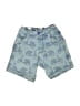 Claesens Paisley Blue Denim Shorts Size 2 - photo 1