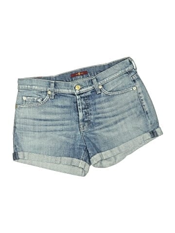7 For All Mankind Denim Shorts (view 1)