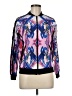 Adidas 100% Polyester Print Purple Track Jacket Size 36 waist - photo 1