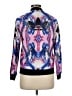 Adidas 100% Polyester Print Purple Track Jacket Size 36 waist - photo 2