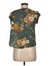 Fun2Fun Green Short Sleeve Blouse Size M - photo 2