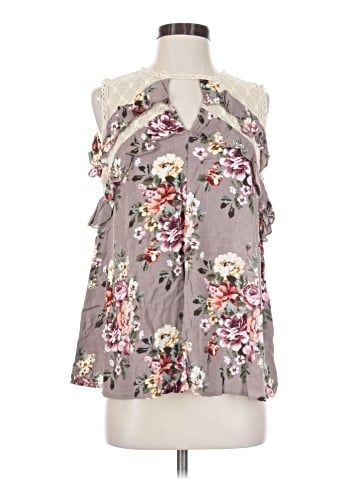 Umgee Sleeveless Blouse (view 1)