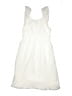 Justice 100% Cotton White Dress Size 14 - photo 1