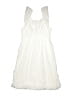 Justice 100% Cotton White Dress Size 14 - photo 2