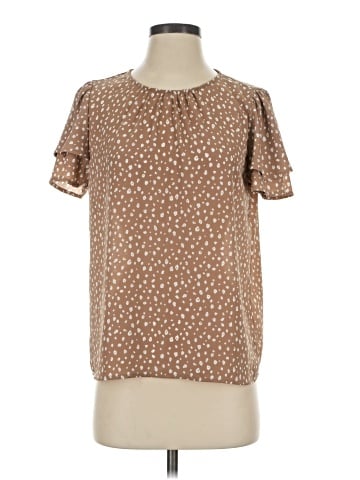 Pleione Short Sleeve Blouse (view 1)