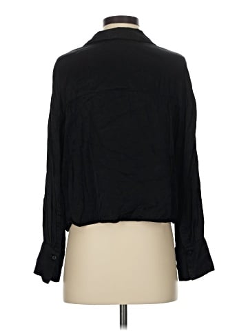 Zara 3/4 Sleeve Button-Down Shirt (view 2)