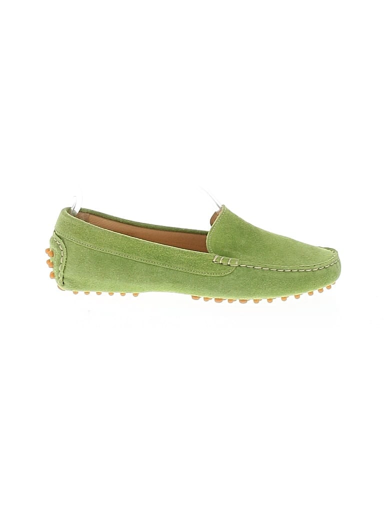 Pre-owned M. Gemi Flats In Green