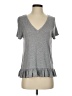 Chaser Gray Short Sleeve Top Size XS - photo 1