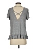 Chaser Gray Short Sleeve Top Size XS - photo 2