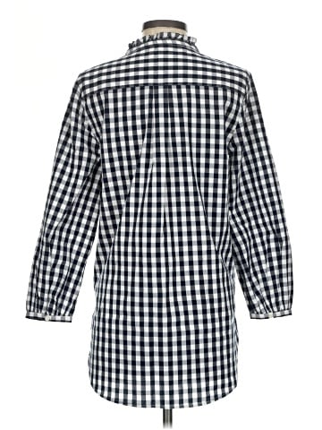 J.Crew Factory Store 3/4 Sleeve Button-Down Shirt (view 2)
