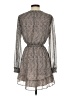 WAYF 100% Polyester Animal Print Gray Casual Dress Size XS - photo 2