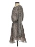WAYF 100% Polyester Animal Print Gray Casual Dress Size XS - photo 5