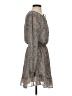 WAYF 100% Polyester Animal Print Gray Casual Dress Size XS - photo 4