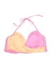 Bongo Color Block Pink Swimsuit Top Size XL - photo 1