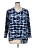 Skye's The Limit Blue 3/4 Sleeve Blouse Size 1X - photo 1