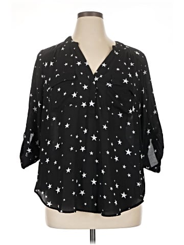 Torrid 3/4 Sleeve Blouse (view 1)