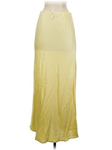 Madewell Satin Maxi Slip Skirt (view 2)