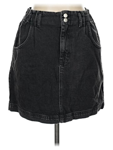 Topshop Denim Skirt (view 1)