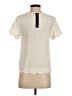 Monteau Ivory Short Sleeve Top Size S - photo 2