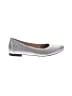 Vionic 100% Leather Silver Flats Size 8 1/2 - photo 1