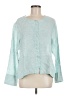 Flax Teal Long Sleeve Blouse Size 6 (S) - photo 1