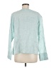 Flax Teal Long Sleeve Blouse Size 6 (S) - photo 2