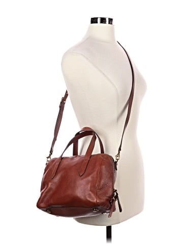 Fossil Leather Satchel (view 2)