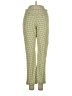 Lesley Evers Houndstooth Green Casual Pants Size XS - photo 1