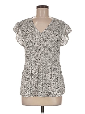 Adrianna Papell Short Sleeve Blouse (view 1)