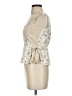 Paper Crane 100% Polyester Ivory Sleeveless Blouse Size S - photo 5