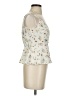 Paper Crane 100% Polyester Ivory Sleeveless Blouse Size S - photo 4