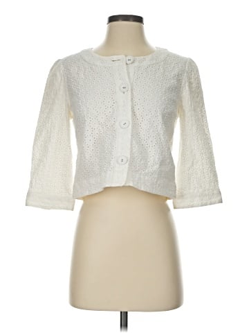 Ann Taylor 3/4 Sleeve Button-Down Shirt (view 1)