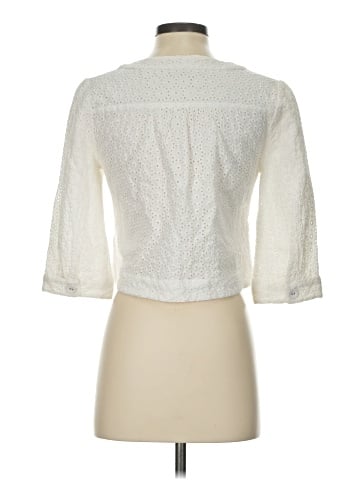 Ann Taylor 3/4 Sleeve Button-Down Shirt (view 2)