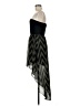 Moa Moa Chevron-herringbone Black Cocktail Dress Size M - photo 5