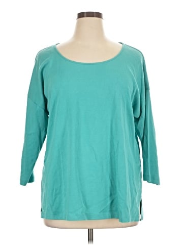 Chico's 3/4 Sleeve T-Shirt (view 1)