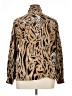 Alfred Dunner 100% Polyester Animal Print Gold Long Sleeve Blouse Size 16 - photo 2