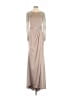 Jovani 100% Polyester Solid Silver Cocktail Dress Size 4 - photo 1