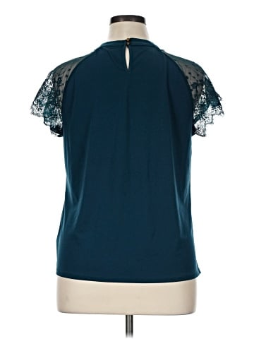 Worthington Short Sleeve Blouse (view 2)