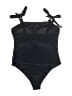 Unbranded Solid Black One Piece Swimsuit Size XL - photo 2