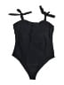 Unbranded Solid Black One Piece Swimsuit Size XL - photo 1