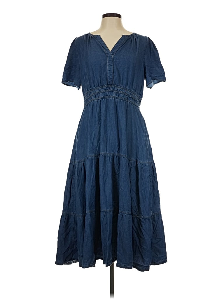 Pre-owned Simplee Casual Dress In Blue