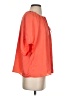 H&M 100% Polyester Orange Short Sleeve Blouse Size XS - photo 4