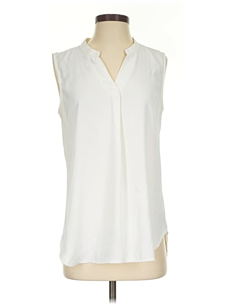 Pre-owned Timeson Sleeveless Blouse In Ivory
