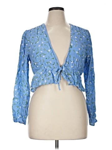 Sunday Best 3/4 Sleeve Blouse (view 1)