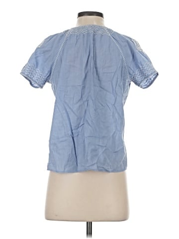 J.Crew Factory Store Short Sleeve Blouse (view 2)